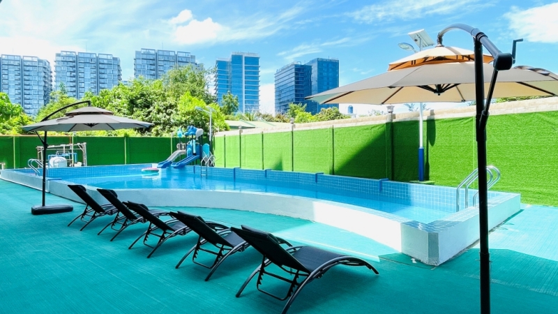 フィリピン留学 Cebu21 - B`CEBU-Swimming pool-6